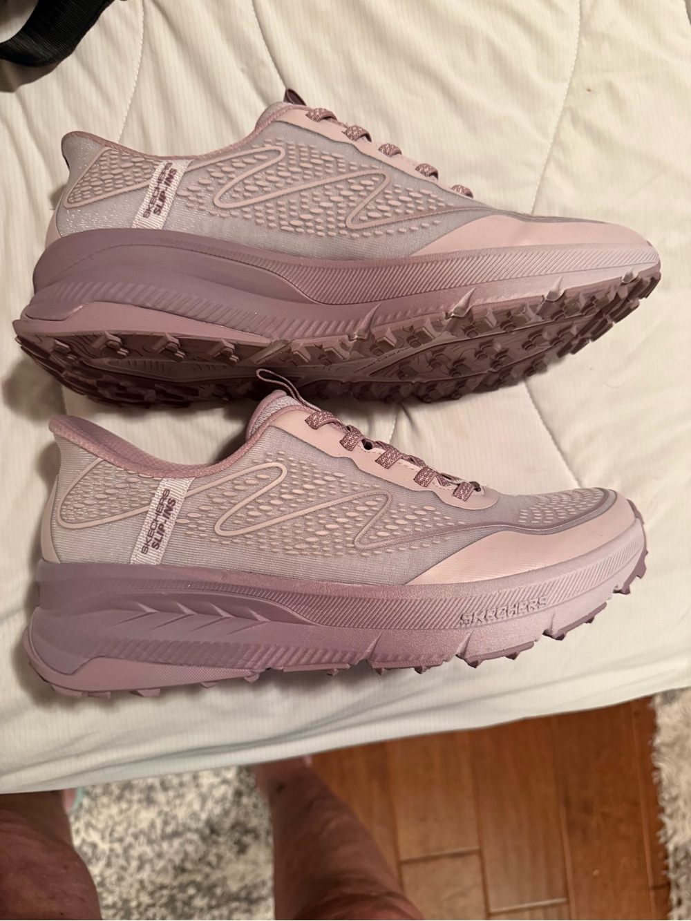Skechers Women's Blush Pink Trail Sneakers